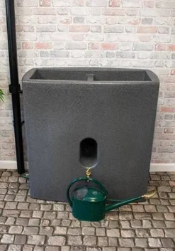 375 Litre Oasis Water Butt Planter - Millstone -Garden Hearth oasis millstone water butt 02 jpg