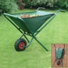 Bosmere Lightweight Solid Wheel Folding Wheelbarrow - Space Saving - Free Delivery
