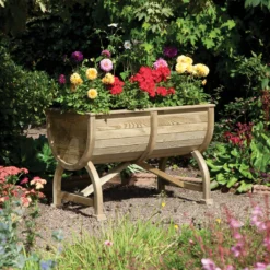 Rowlinson Marberry Barrel Planter