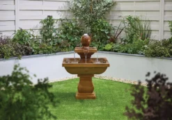 Kelkay Odyssey Water Feature - Brown Rustic Effect -Garden Hearth prod 44010l odyssey 1 new ls jpg
