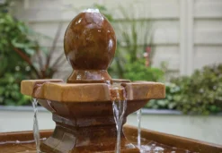 Kelkay Odyssey Water Feature - Brown Rustic Effect -Garden Hearth prod 44010l odyssey 3 new ls jpg