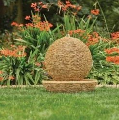 Kelkay Cotswold Sun Water Feature - Cotswold Cream Stone Effect