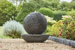 Kelkay Mysterious Moon Water Feature - Slate Grey Stone Effect -Garden Hearth prod 44023 mysterious moon ls 1 jpg