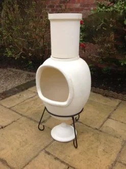 Asteria Extra-large Clay Chimenea Made Of Chimalin AFC -Garden Hearth product3698 jpg