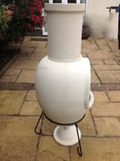 Asteria Extra-large Clay Chimenea Made Of Chimalin AFC -Garden Hearth product3699 jpg