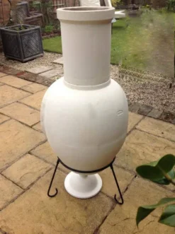 Asteria Extra-large Clay Chimenea Made Of Chimalin AFC -Garden Hearth product3701 jpg