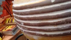 Azteca XL Mexican Chimenea In Yellow -Garden Hearth product4336 jpg