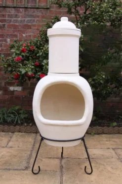 Asteria Extra-large Clay Chimenea Made Of Chimalin AFC -Garden Hearth product4473 jpg