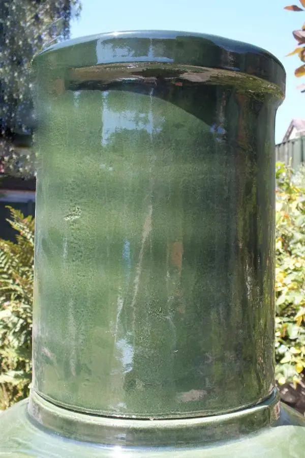 Asteria XL Glazed Green Chimalin AFC Chimenea 4 Asteria XL Glazed Green Chimalin AFC Chimenea - Image 4