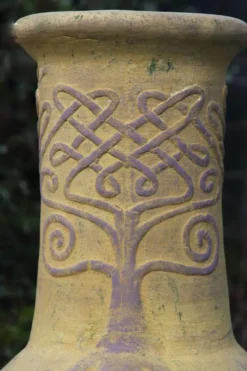 Derwyn The Tree Mustard Mexican Chimenea 13 Derwyn The Tree Mustard Mexican Chimenea -Garden Hearth product6167 png