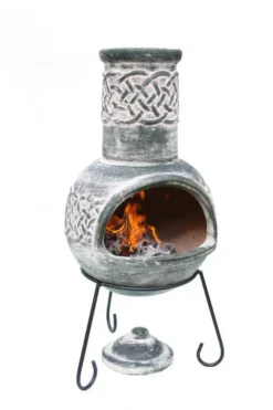 Edyth Medium Mexican Chimenea Celtic Theme 12 Edyth Medium Mexican Chimenea Celtic Theme -Garden Hearth product6253 jpg