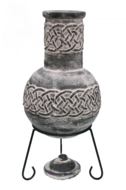 Edyth Medium Mexican Chimenea Celtic Theme 17 Edyth Medium Mexican Chimenea Celtic Theme -Garden Hearth product6255 jpg