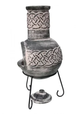 Edyth Medium Mexican Chimenea Celtic Theme 19 Edyth Medium Mexican Chimenea Celtic Theme -Garden Hearth product6265 jpg