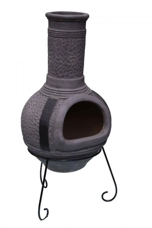 Linea XL Mexican Chimenea In Grey 5 Linea XL Mexican Chimenea In Grey - Image 5