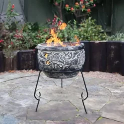 WYND Charcoal The Dragon Fire Pit