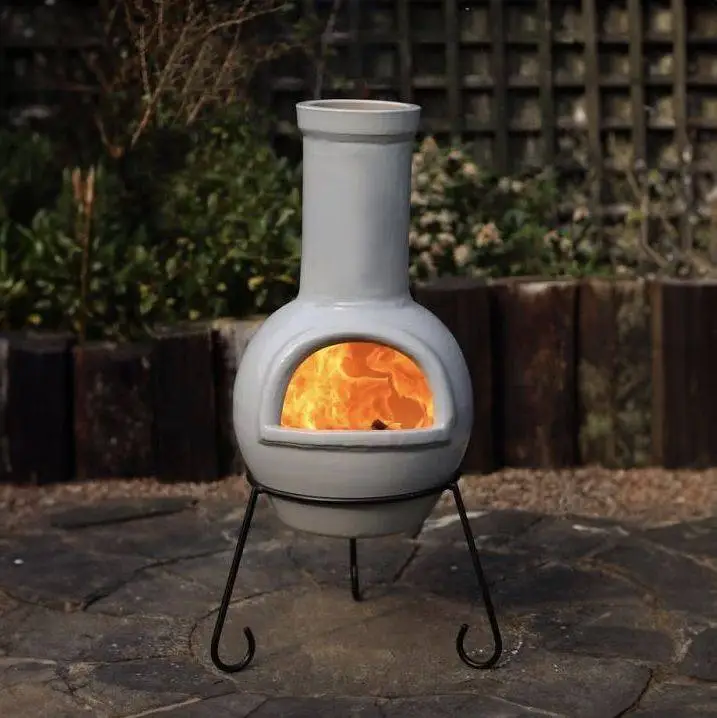 Sempra Large Chimenea Including Lid & Stand 1 Sempra Large Chimenea Including Lid & Stand