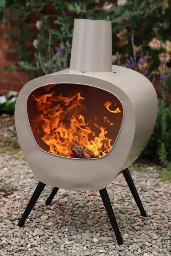 Stella Chimenea - Mid-Century Retro Design In Tan 1 Stella Chimenea - Mid-Century Retro Design In Tan