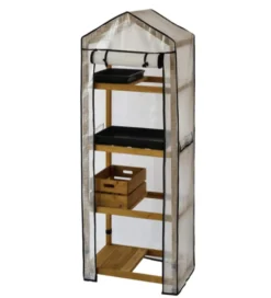 VegTrug Wooden Greenhouse Nursery & PE Cover - Natural (FSC 100%)