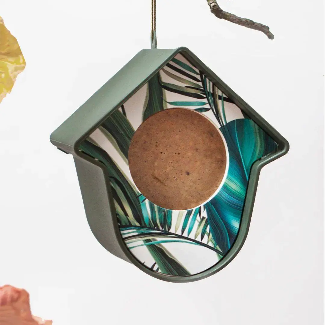 Singing Friend Evie Wild Recycled Feeder - Wood 1 Singing Friend Evie Wild Recycled Feeder - Wood