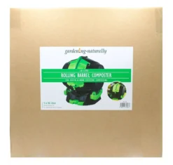 Tumbling Barrel Rolling Composter 50L -Garden Hearth single barrel composter jpg
