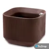 TruDrop Mod 20" X 20" X 16" Self Watering Planter In Brown Bark