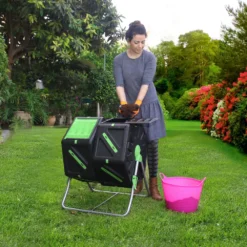Gardening Naturally Dual Tumbling Composter 2 X 70L Cells
