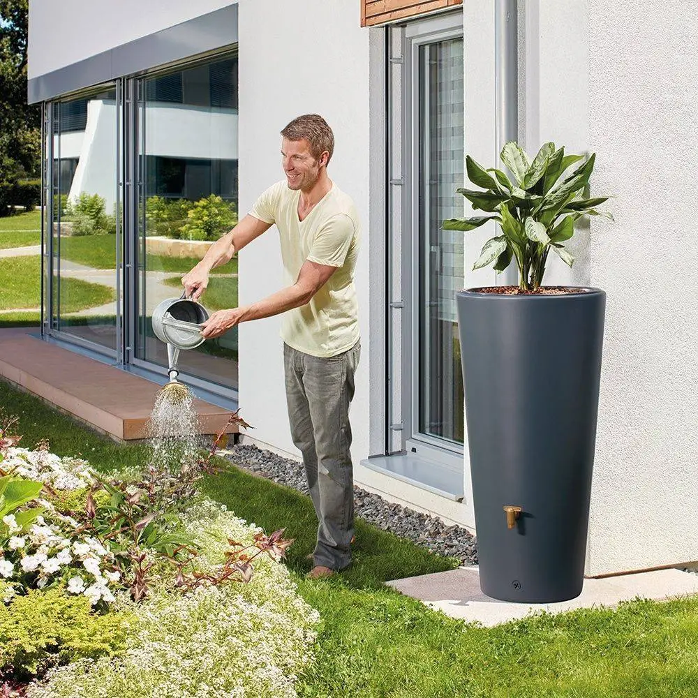 VASO 2 In1 Water Tank 220 Litres In Grey 2 VASO 2 In1 Water Tank 220 Litres In Grey - Image 2