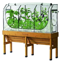 VegTrug Medium WallHugger Greenhouse Frame & Multi Cover Set