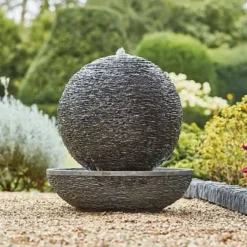 Kelkay Mysterious Moon Water Feature - Slate Grey Stone Effect