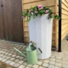 165L Midi Metropolitan Water Butt Planter - White Marble