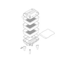 Green Tiger Wormery - 4 Tray 13 Green Tiger Wormery - 4 Tray -Garden Hearth wormery assembly 1 1 jpg